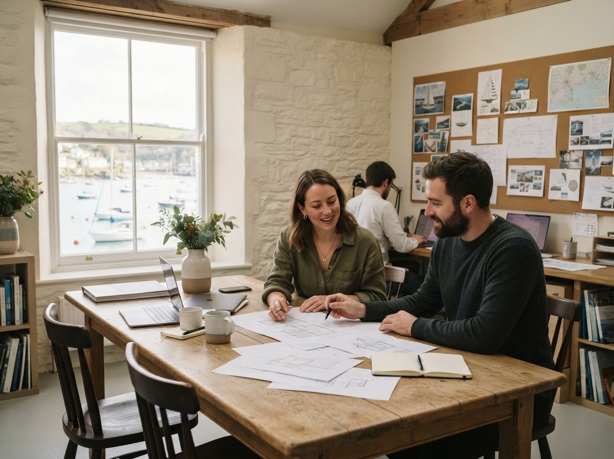 Sandquay office setting reflecting a measured, professional approach to wealth management